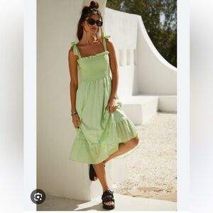 Anthropologie Peixoto Eddie Smocked Dress, size XS